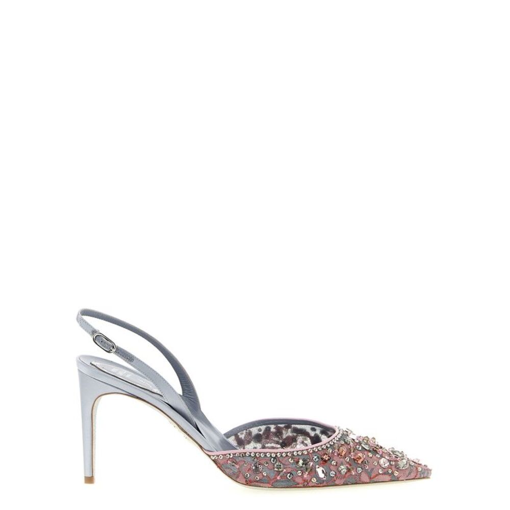 RENE CAOVILLA Multicolor Glass High Heel Women's Pumps